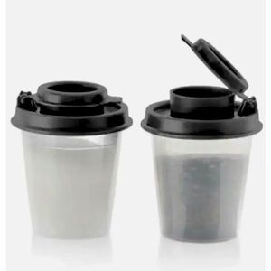 Tupperware mini 🧂 salt and pepper shakers
